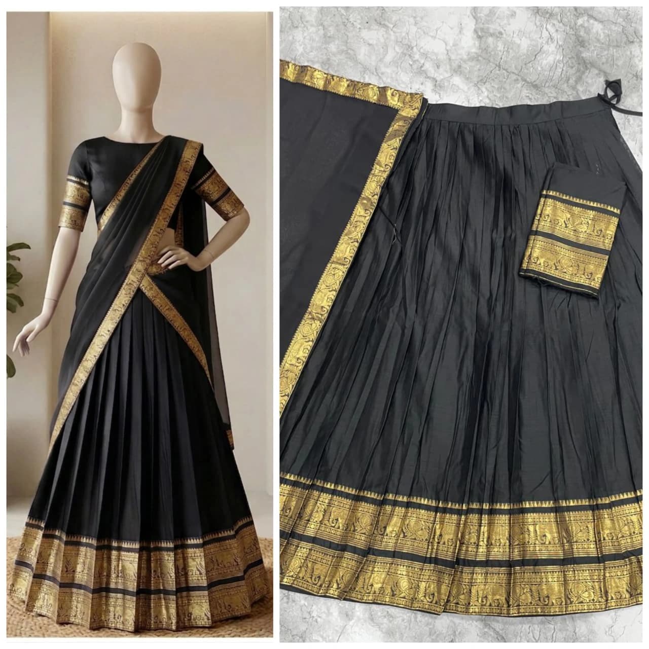Kanci Cotton Silk Lehenga Set