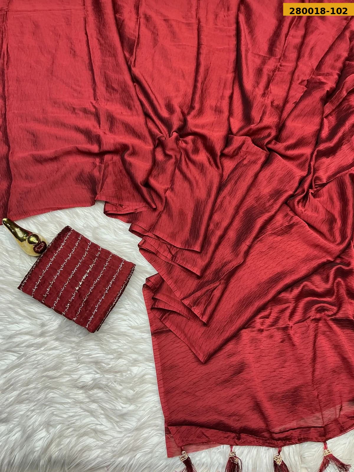 Crush Silk Saree