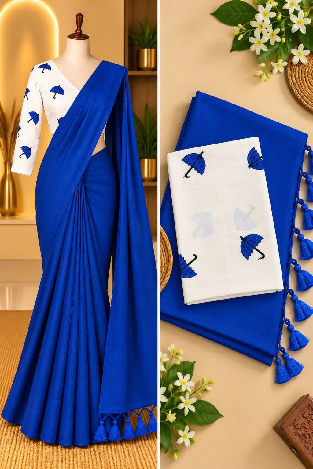 Handloom Khadi Cotton Saree