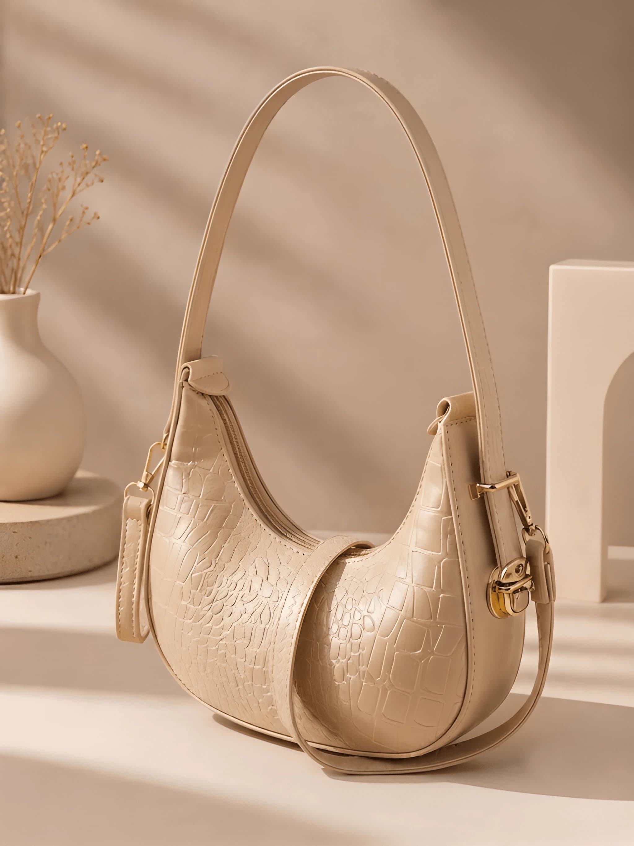 Trendy Women Shoulder Bag, Fashionable Hobo Purse for Ladies, Everyday Handbag for Office