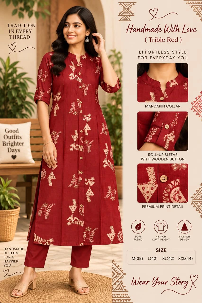 Cotton Kurta Set