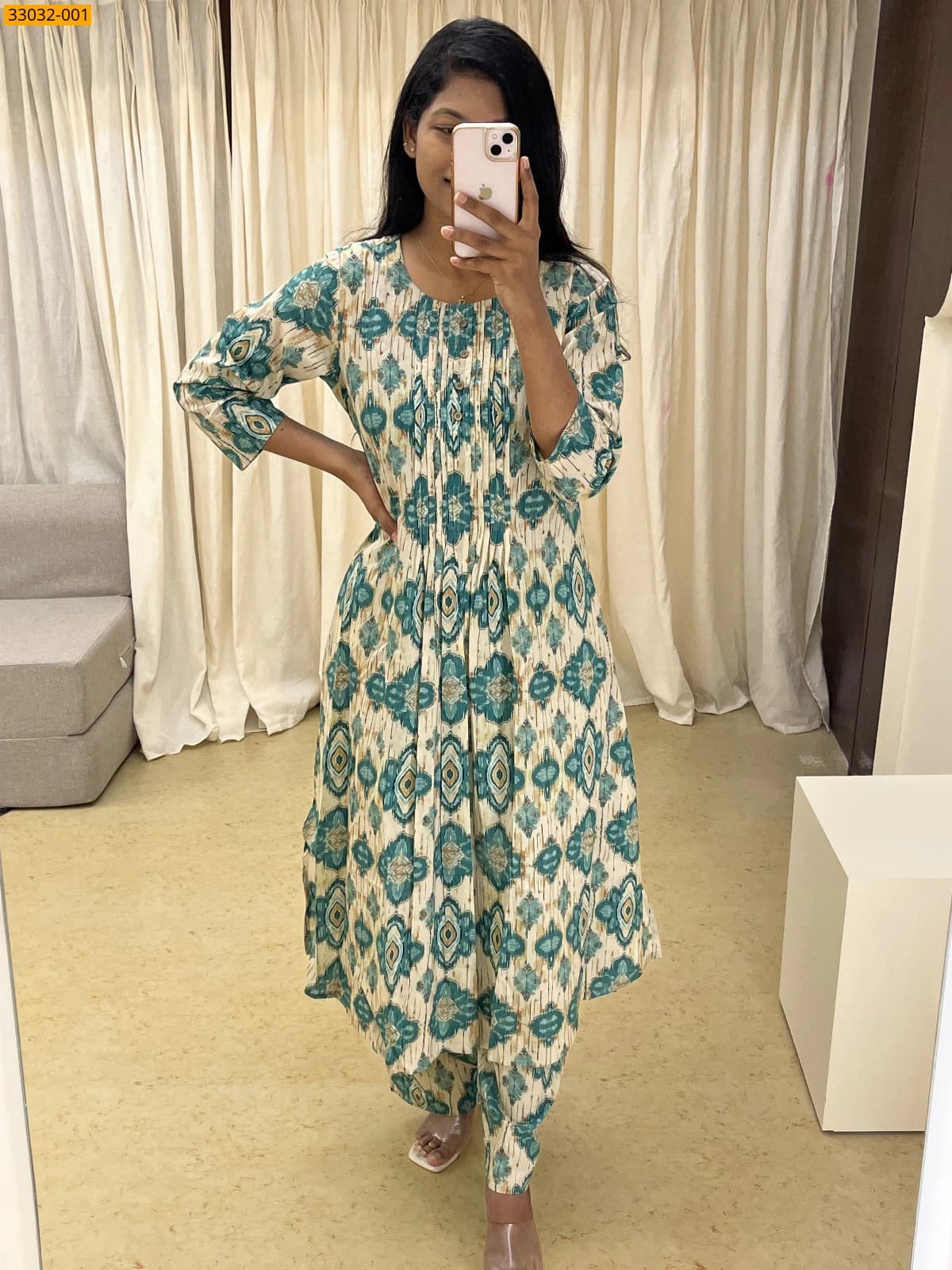 Rayon Cotton Co-ord Set